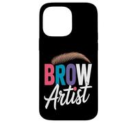 Diseñador de cejas colorido artista de cejas Carcasa para iPhone 14 Pro Max
