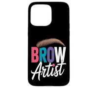 Diseñador de cejas colorido artista de cejas Carcasa para iPhone 15 Pro Max