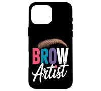 Diseñador de cejas colorido artista de cejas Carcasa para iPhone 16 Pro Max