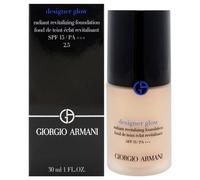 Diseñador Glow Radiant Revitalizing Foundation SPF 15 PA Plus - 2.5 de Giorgio Armani para Mujer - Fundación 1 oz