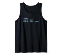 Diseñador Gráfico Creativo Ilustrador Vector Artista Camiseta sin Mangas