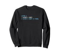Diseñador Gráfico Creativo Ilustrador Vector Artista Sudadera