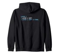 Diseñador Gráfico Creativo Ilustrador Vector Artista Sudadera con Capucha