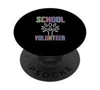 Diseño a Juego de Equipo de Padres Voluntarios de la Escuela PopSockets PopGrip Adhesivo