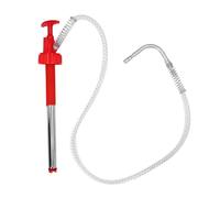 Diseño a prueba de fugas de montaje vertical, bomba de transferencia de combustible manual para tambor de 20 L, bomba de líquido portátil con boquilla antigoteo, extractor de aceite compatible con