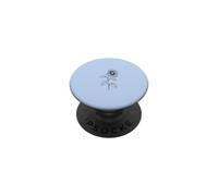 Diseño Abstracto botánico del Contorno del Girasol PopSockets PopGrip Adhesivo