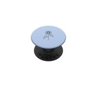 Diseño Abstracto botánico del Contorno del Girasol PopSockets PopGrip Adhesivo