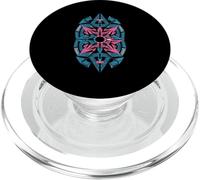 Diseño abstracto geométrico mandala tribal arte PopSockets PopGrip para MagSafe
