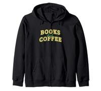 Diseño Acogedor de ratón de Biblioteca para Amantes de la Lectura de Libros y café Sudadera con Capucha