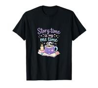 Diseño Acogedor para Amantes de los Libros Story Time Is My Me Time Camiseta