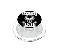 Diseño Adicto a Techno PopSockets PopGrip para MagSafe