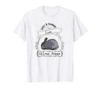 Diseño Animal de Just a Human Who Loves Silver Fox Rabbits Camiseta