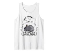 Diseño Animal de Just a Human Who Loves Silver Fox Rabbits Camiseta sin Mangas