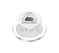 Diseño Animal de Just a Human Who Loves Silver Fox Rabbits PopSockets PopGrip para MagSafe
