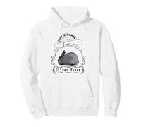 Diseño Animal de Just a Human Who Loves Silver Fox Rabbits Sudadera con Capucha