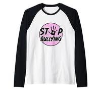 Diseño antibullying - Stop Bullying Hand Camiseta Manga Raglan