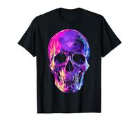 Diseño artístico de Calavera con diseño de Arte rupestre para Hombres y Mujeres Camiseta