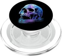 Diseño artístico de Calavera con diseño de Arte rupestre para Hombres y Mujeres PopSockets PopGrip para MagSafe