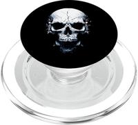 Diseño artístico de Calavera con diseño de Arte rupestre para Hombres y Mujeres PopSockets PopGrip para MagSafe