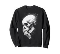 Diseño artístico de Calavera con diseño de Arte rupestre para Hombres y Mujeres Sudadera