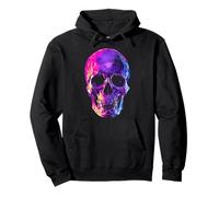 Diseño artístico de Calavera con diseño de Arte rupestre para Hombres y Mujeres Sudadera con Capucha