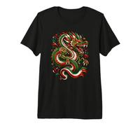 Diseño artístico de fantasía del dragón Mexicano intrépido del Orgullo de México Camiseta Premium