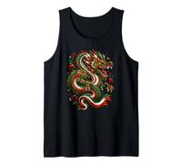 Diseño artístico de fantasía del dragón Mexicano intrépido del Orgullo de México Camiseta sin Mangas