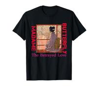 Diseño artístico de la ópera Madame Butterfly The Betrayed Love Camiseta