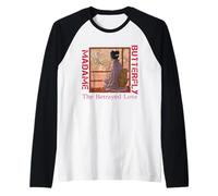 Diseño artístico de la ópera Madame Butterfly The Betrayed Love Camiseta Manga Raglan