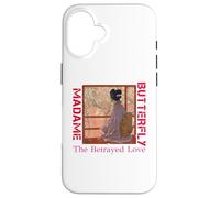 Diseño artístico de la ópera Madame Butterfly The Betrayed Love Carcasa para iPhone 16