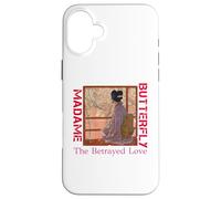 Diseño artístico de la ópera Madame Butterfly The Betrayed Love Carcasa para iPhone 16 Plus