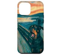 Diseño artístico Divertido de Rottweiler The Scream Dog Carcasa para iPhone 12 Pro MAX