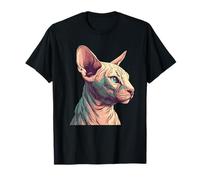 Diseño artístico estampado Sphynx Cat Lover Owner Sphynx Mom Dad Cat Camiseta