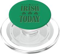 Diseño Atrevido de celebración de tréboles de Irish Today PopSockets PopGrip para MagSafe