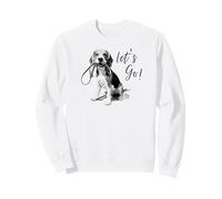 Diseño Beagle Let's Go! - Happy Beagle Dog Lover Design Sudadera
