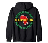 Diseno Black History Honoring The Past Shaping The Future Sudadera con Capucha