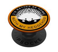 Diseño Bonito con Texto en inglés I'D Rather Be Home with My Hedgehog PopSockets PopGrip Adhesivo