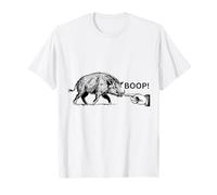 Diseño Boop The Angry Bore para Amantes de los Animales y diversión Camiseta