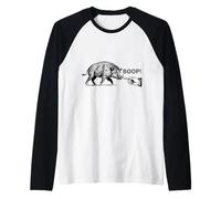 Diseño Boop The Angry Bore para Amantes de los Animales y diversión Camiseta Manga Raglan
