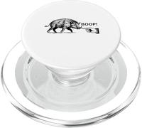 Diseño Boop The Angry Bore para Amantes de los Animales y diversión PopSockets PopGrip para MagSafe