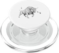 Diseño Boop The Angry Bull para Amantes de los Animales y diversión PopSockets PopGrip para MagSafe