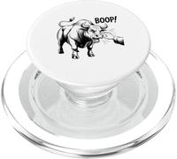 Diseño Boop The Angry Bull para Amantes de los Animales y diversión PopSockets PopGrip para MagSafe