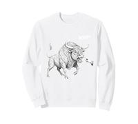 Diseño Boop The Angry Bull para Amantes de los Animales y diversión Sudadera