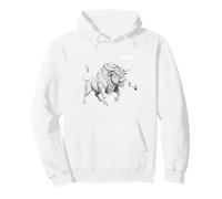 Diseño Boop The Angry Bull para Amantes de los Animales y diversión Sudadera con Capucha
