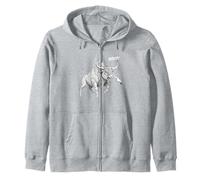 Diseño Boop The Angry Bull para Amantes de los Animales y diversión Sudadera con Capucha