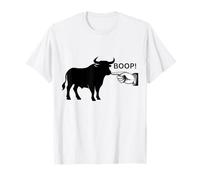 Diseño Boop The Angry Bull para Amantes de los Animales y Momentos Divertidos Camiseta