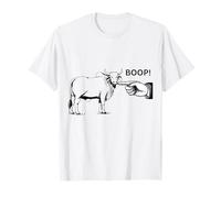 Diseño Boop The Angry Bull para Amantes de los Animales y Momentos Divertidos Camiseta