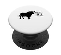 Diseño Boop The Angry Bull para Amantes de los Animales y Momentos Divertidos PopSockets PopGrip Adhesivo