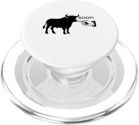 Diseño Boop The Angry Bull para Amantes de los Animales y Momentos Divertidos PopSockets PopGrip para MagSafe
