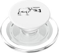 Diseño Boop The Angry Bull para Amantes de los Animales y Momentos Divertidos PopSockets PopGrip para MagSafe